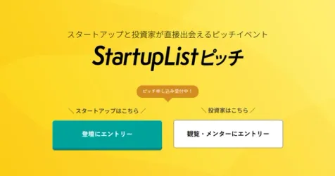 StartupList Pitch event connecting startups and investors