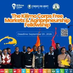 Young African agripreneurs collaborating online during Kilimo Corps fellowship