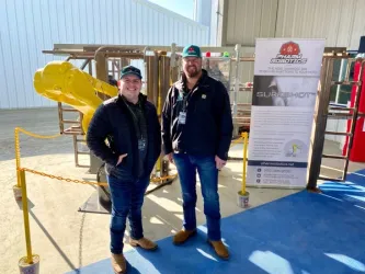 THRIVE Studio Sprint program banner featuring a vibrant green field and modern typography.