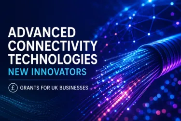 A network of interconnected nodes representing advanced connectivity technologies.