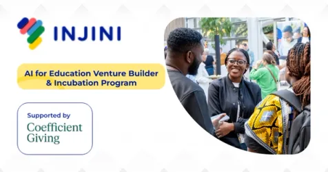 Diverse team of EdTech founders collaborating on their AI startup venture.