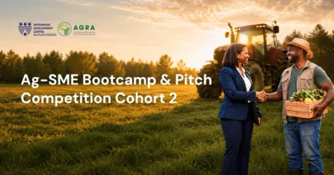 Young agri-entrepreneurs collaborating at the AG-SME Bootcamp.