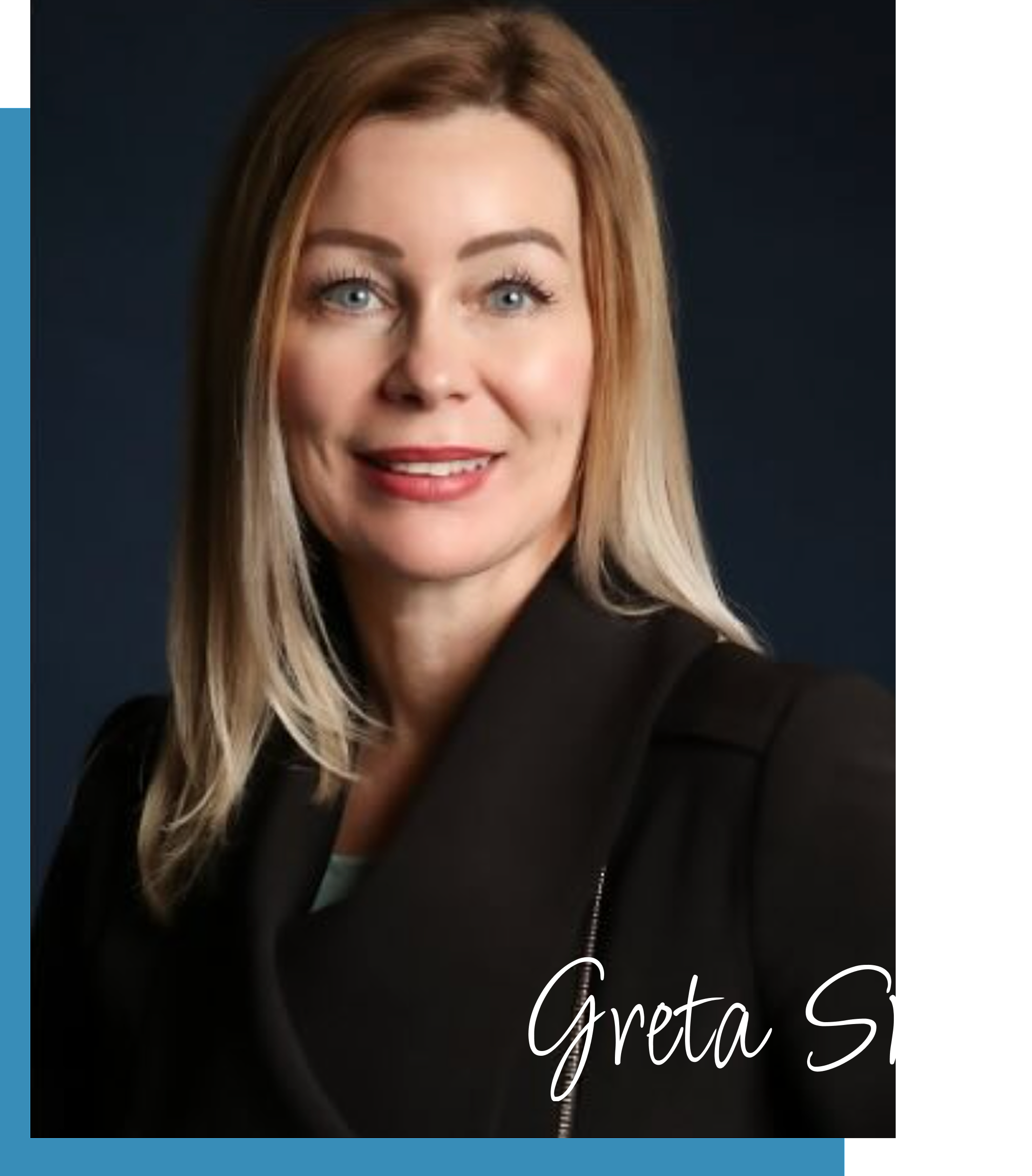Greta Smith with Signature