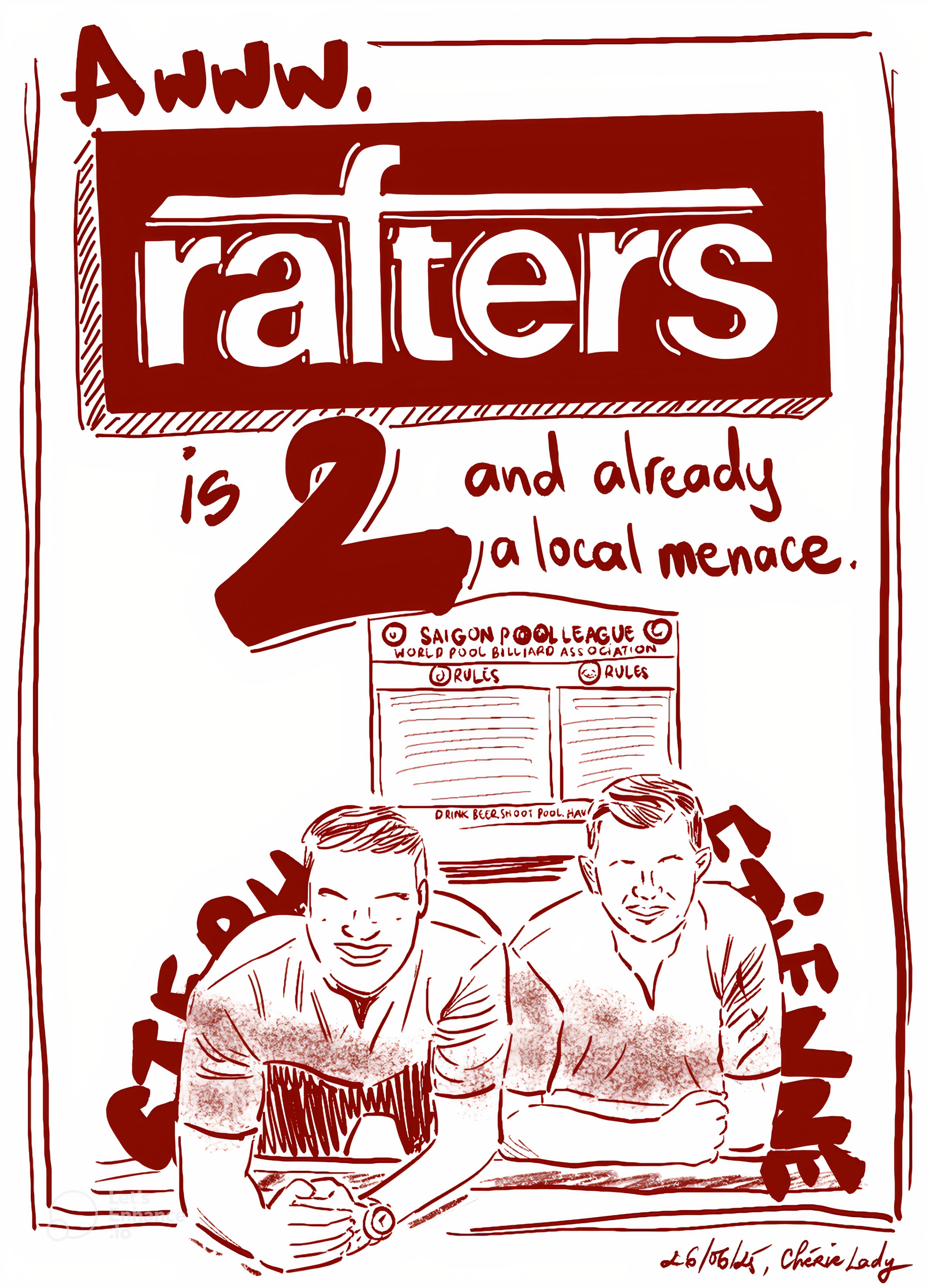 rafters 2 year poster 