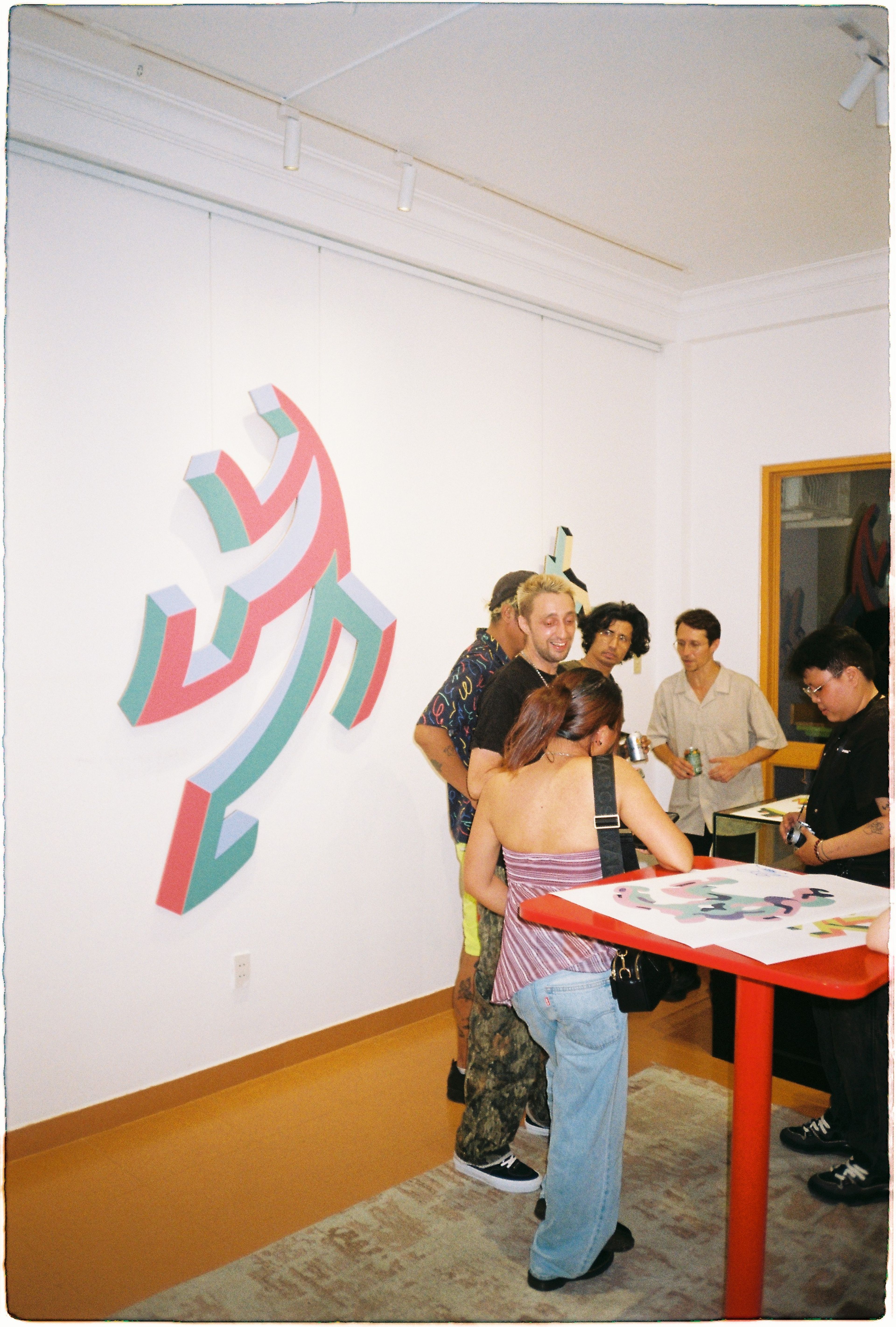 people at dano's art show 