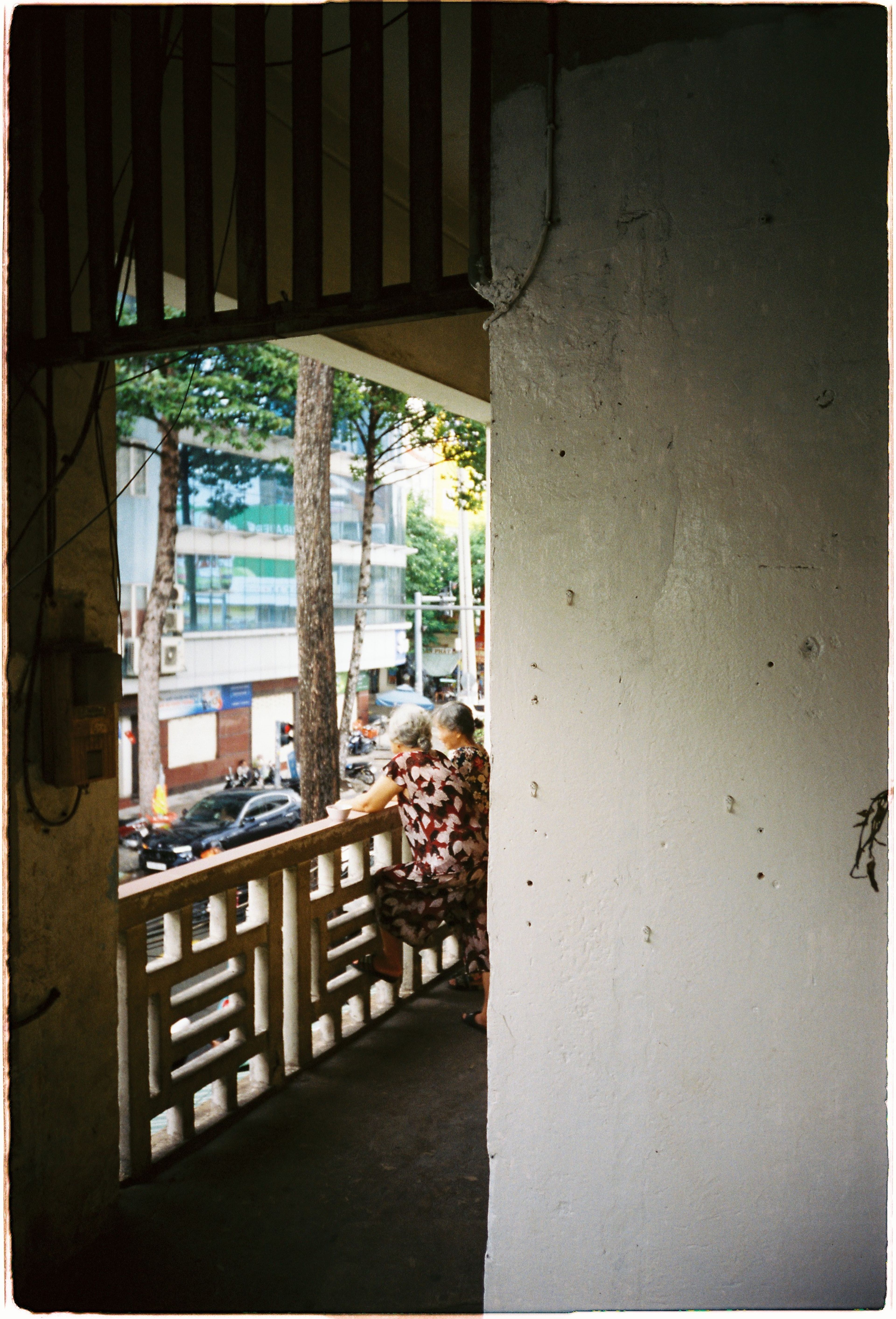 two old woman chatting