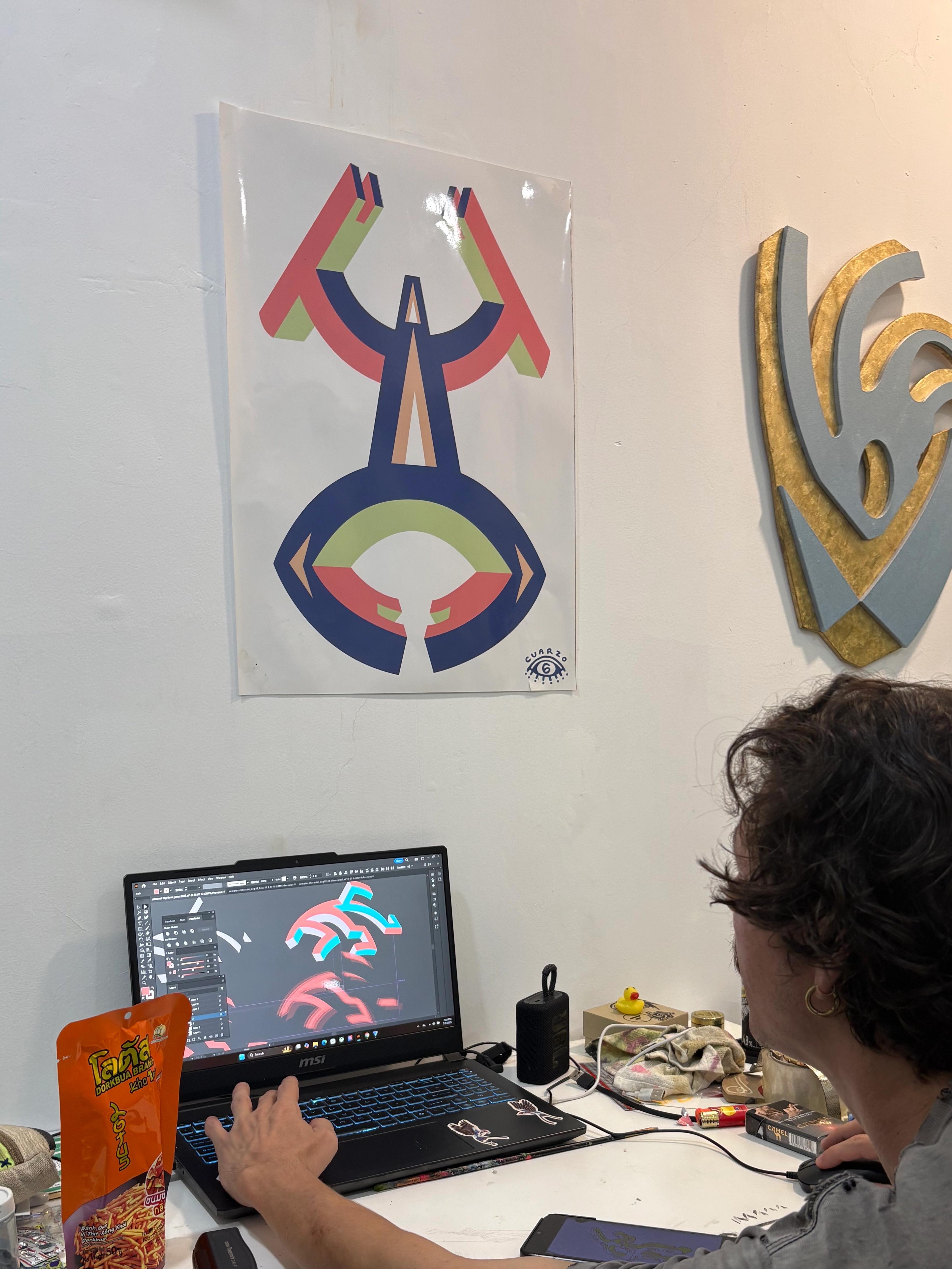 dano working at his computer 