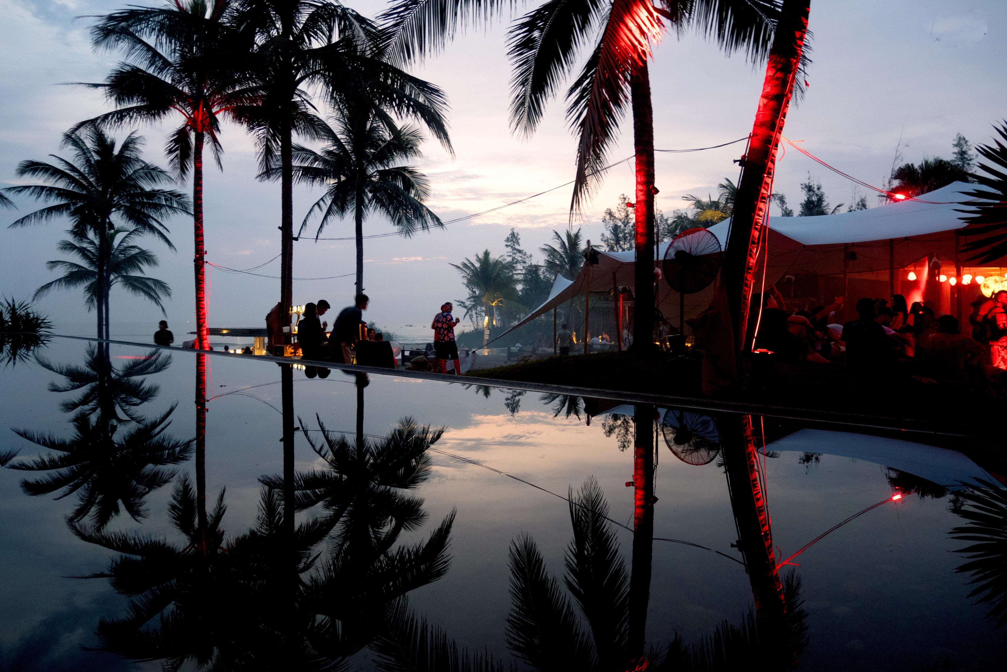 tropical vibes beach sunset vietnam 