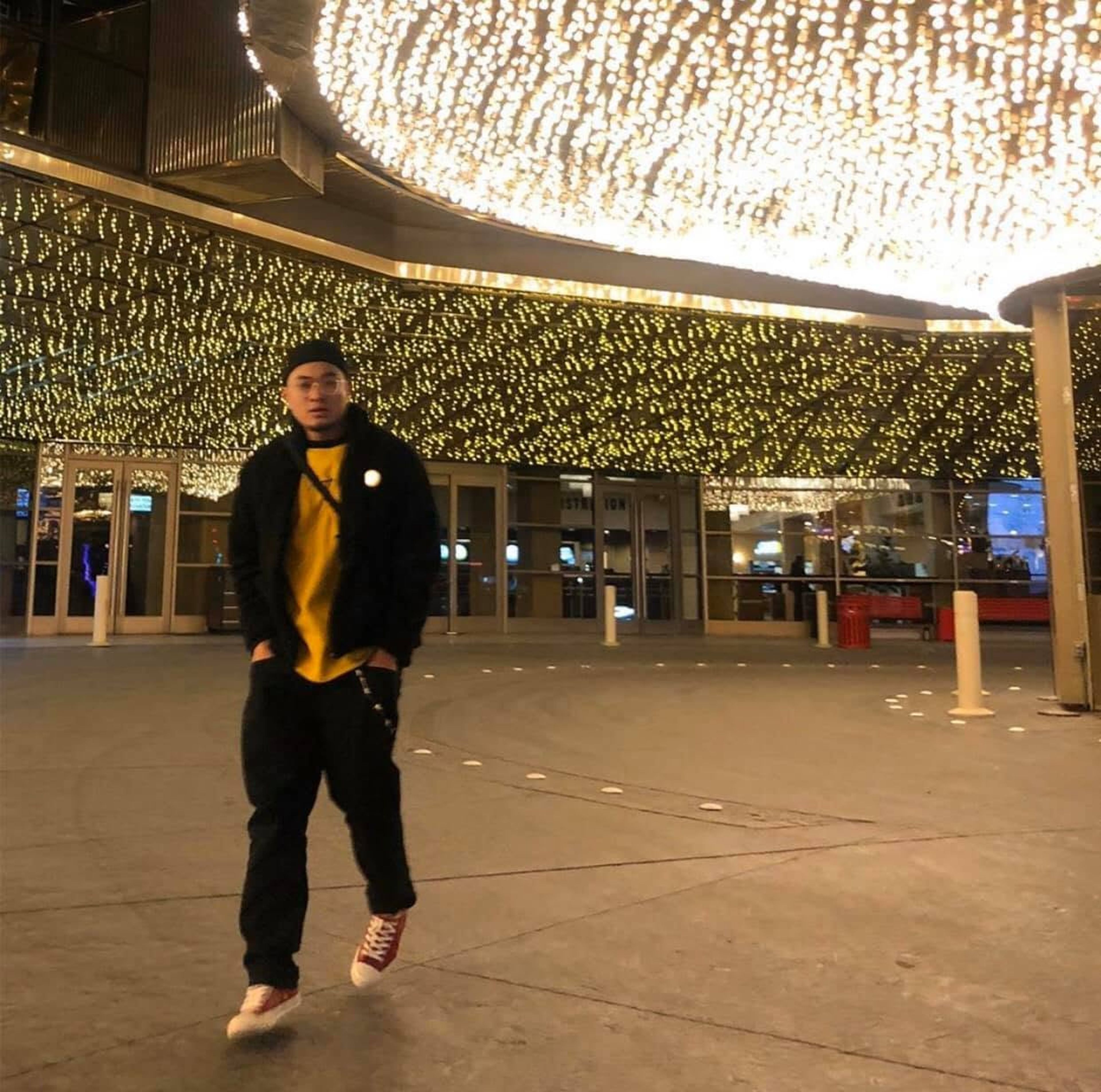 Cam when he first arrive in America (2020)