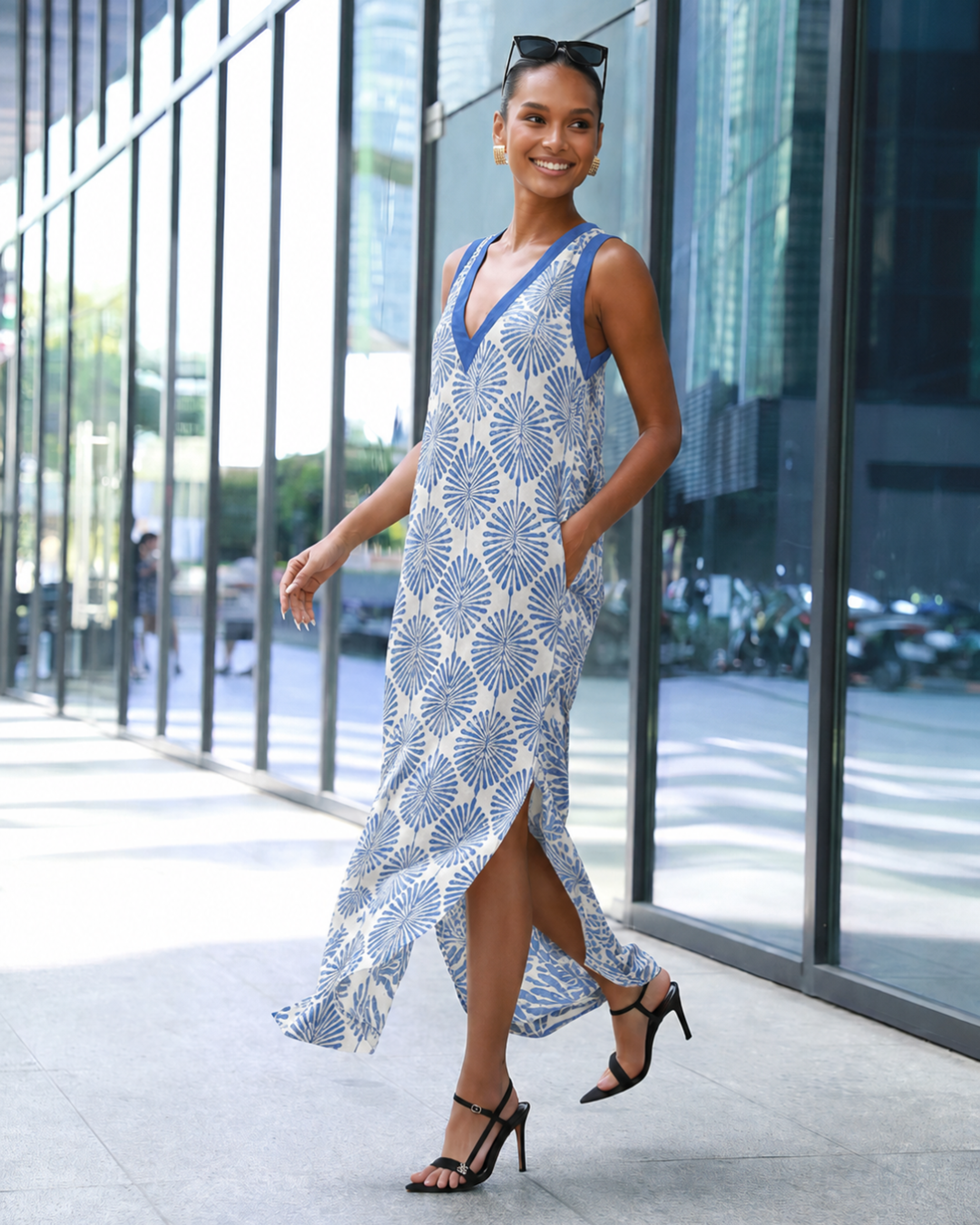 Santorini Vesper Maxi Dress