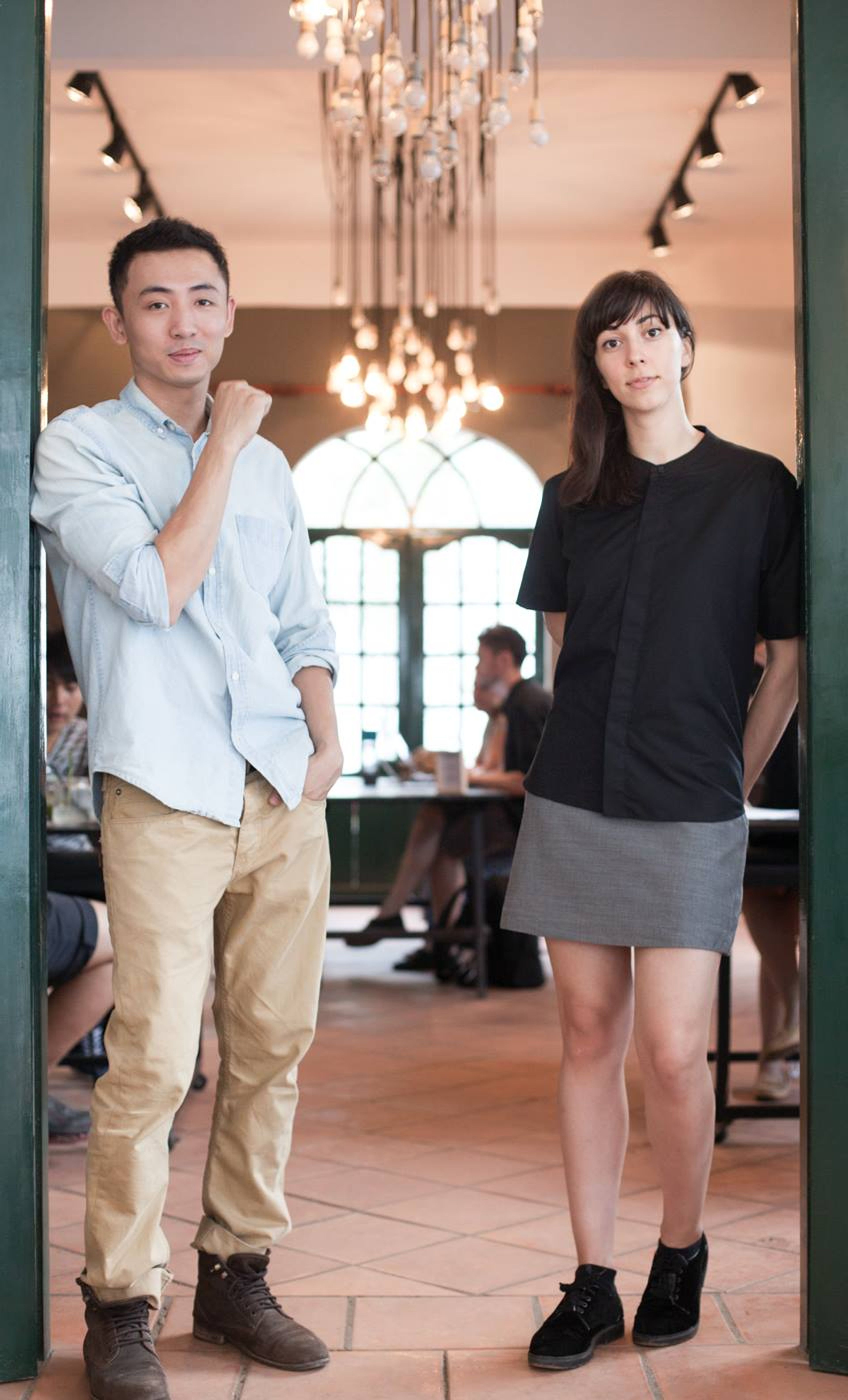 Tuan and Laure at WORK