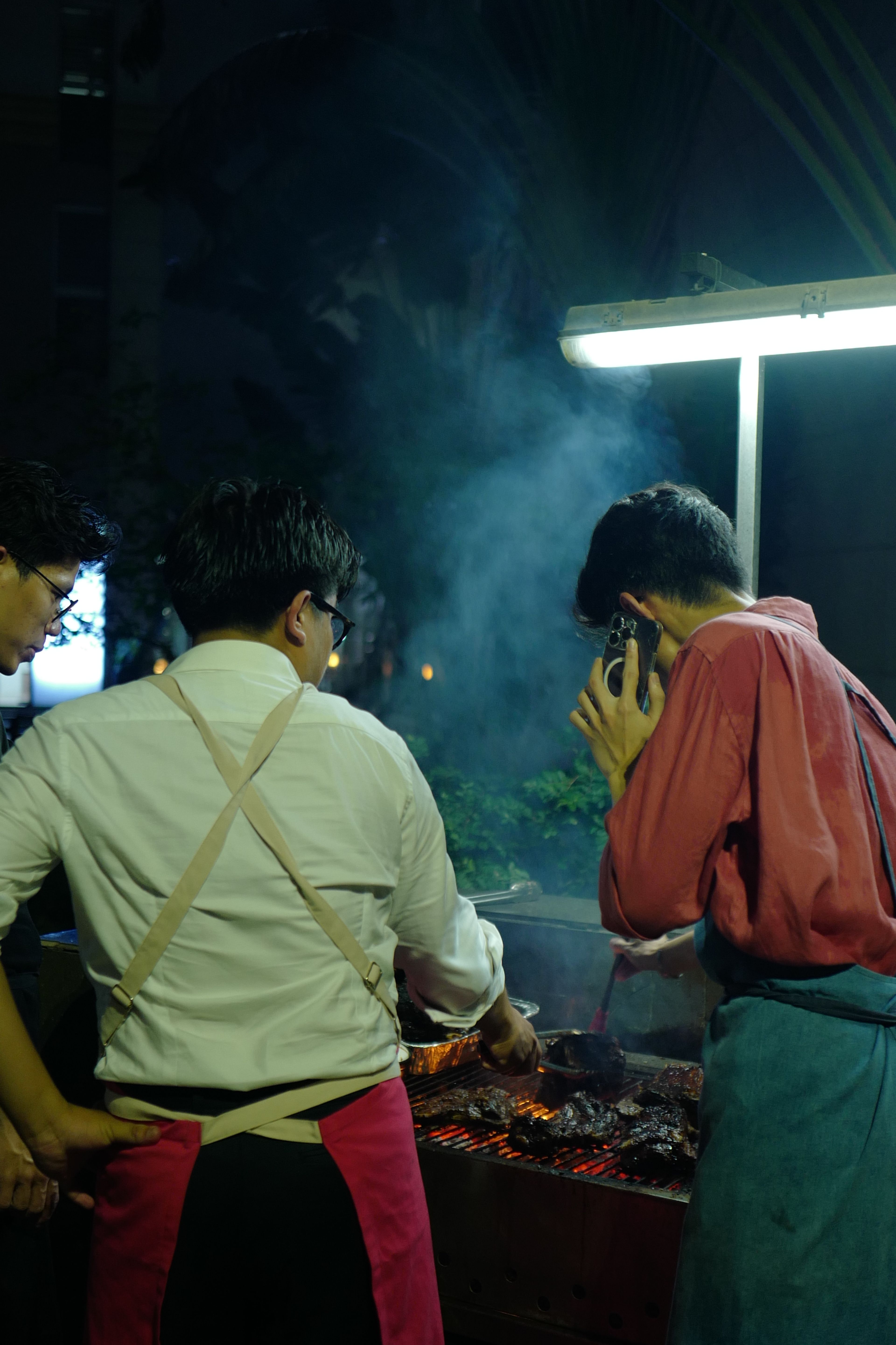 chefs cooking grilling saigon cooks