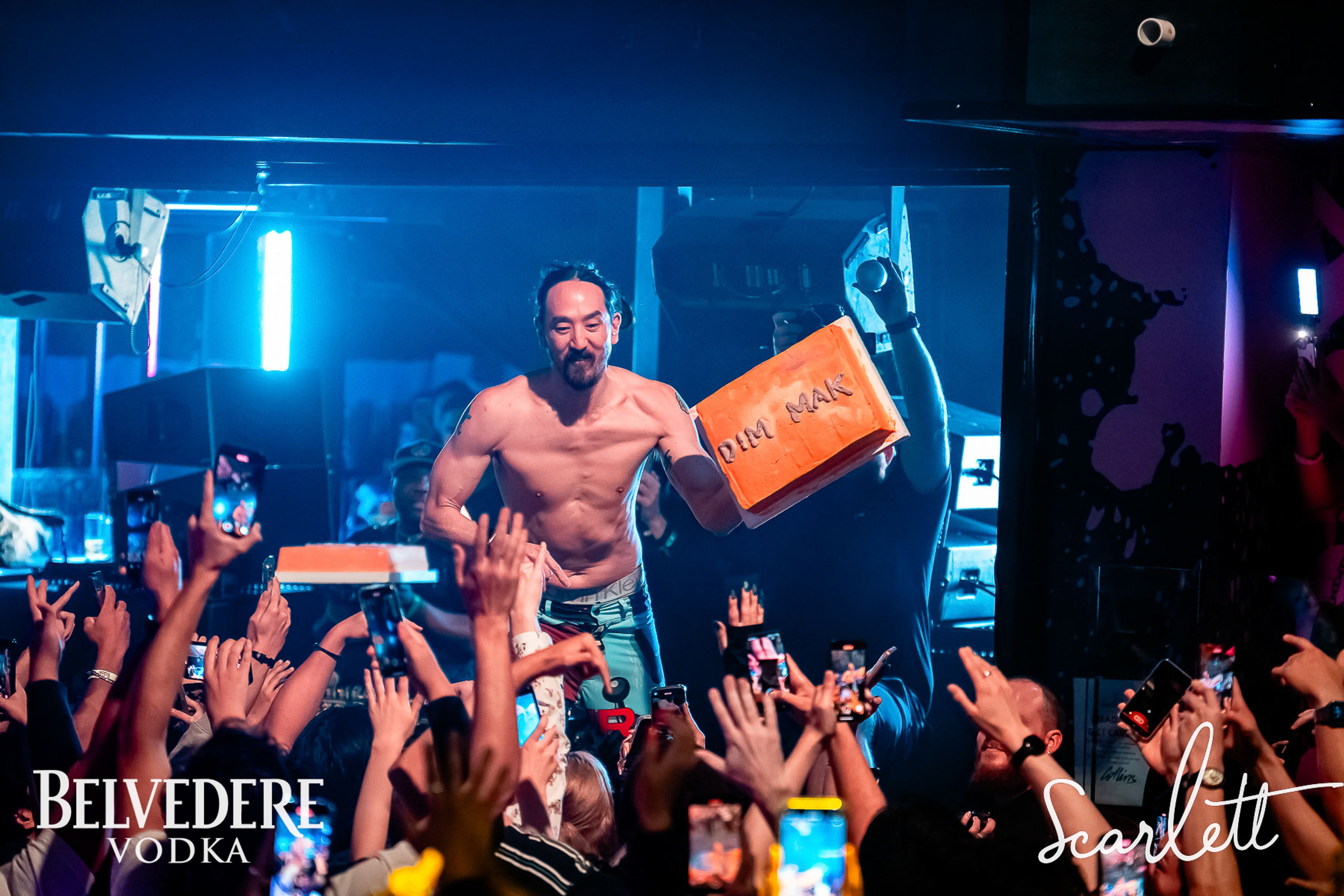 steve aoki hcmc cake ngoc