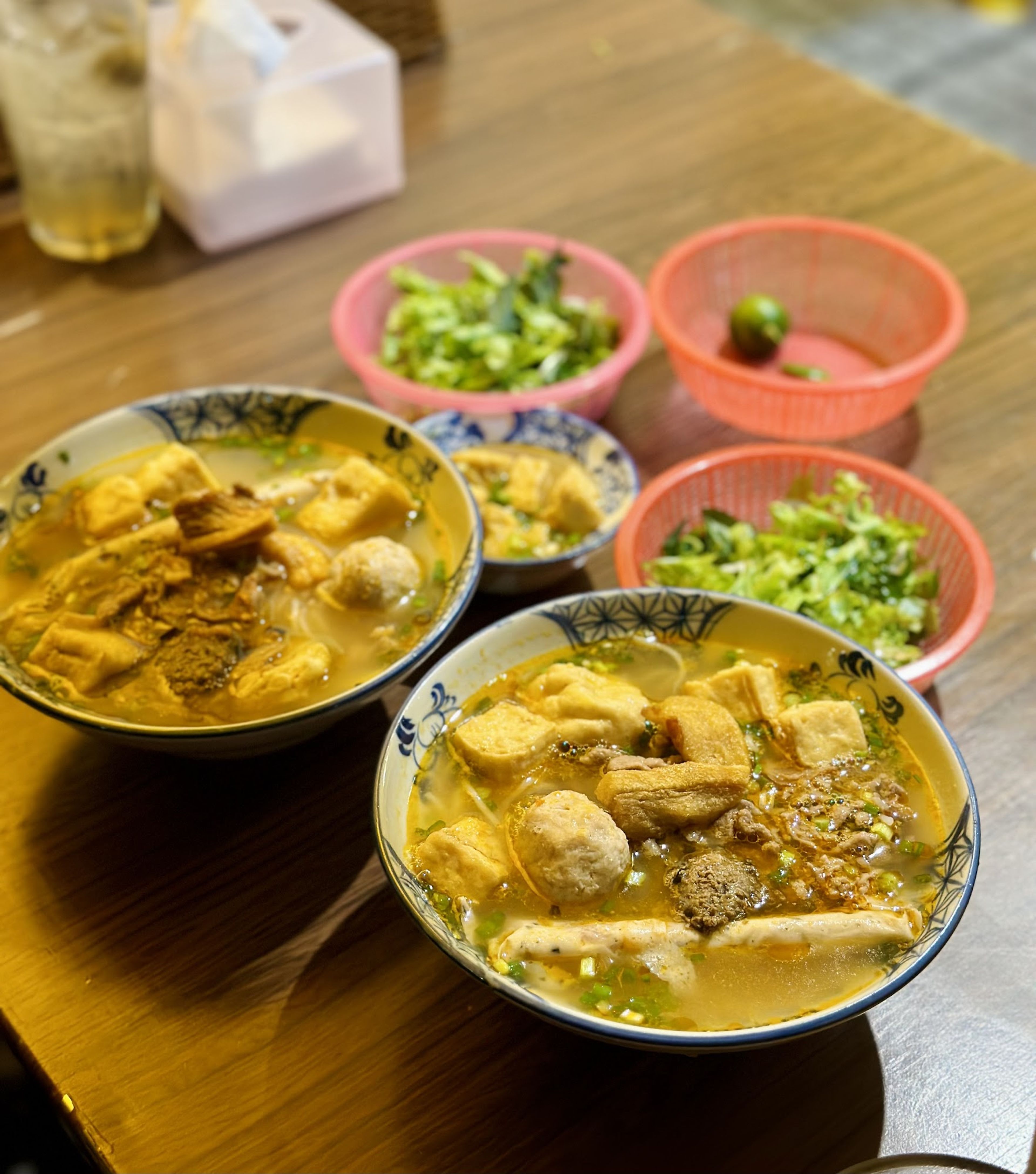 Bún Riêu Tóp Mỡ Mọc Giòn cô Hương béo Thảo Điền