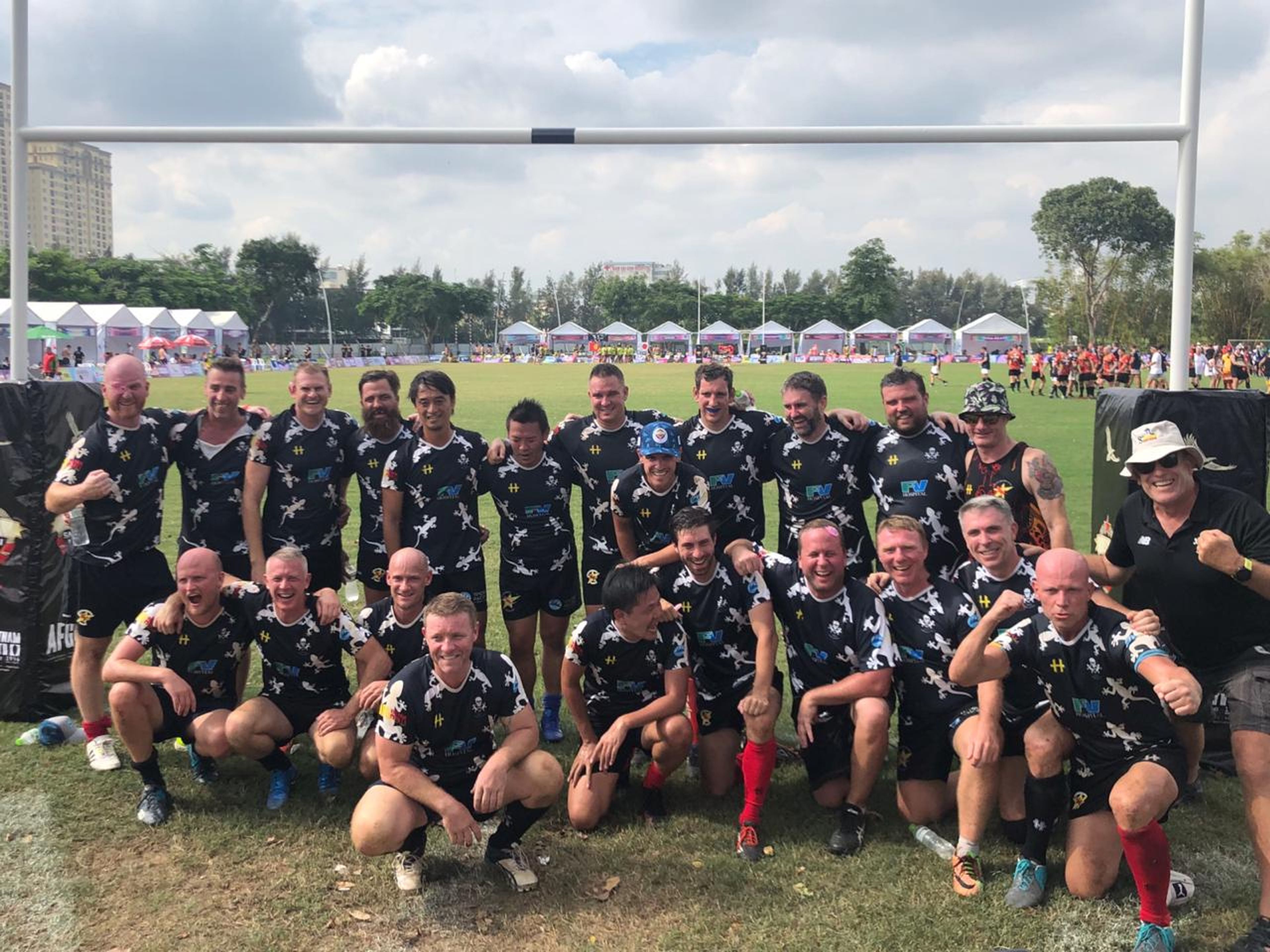 The 2017 Dirty Geckos squad rugby