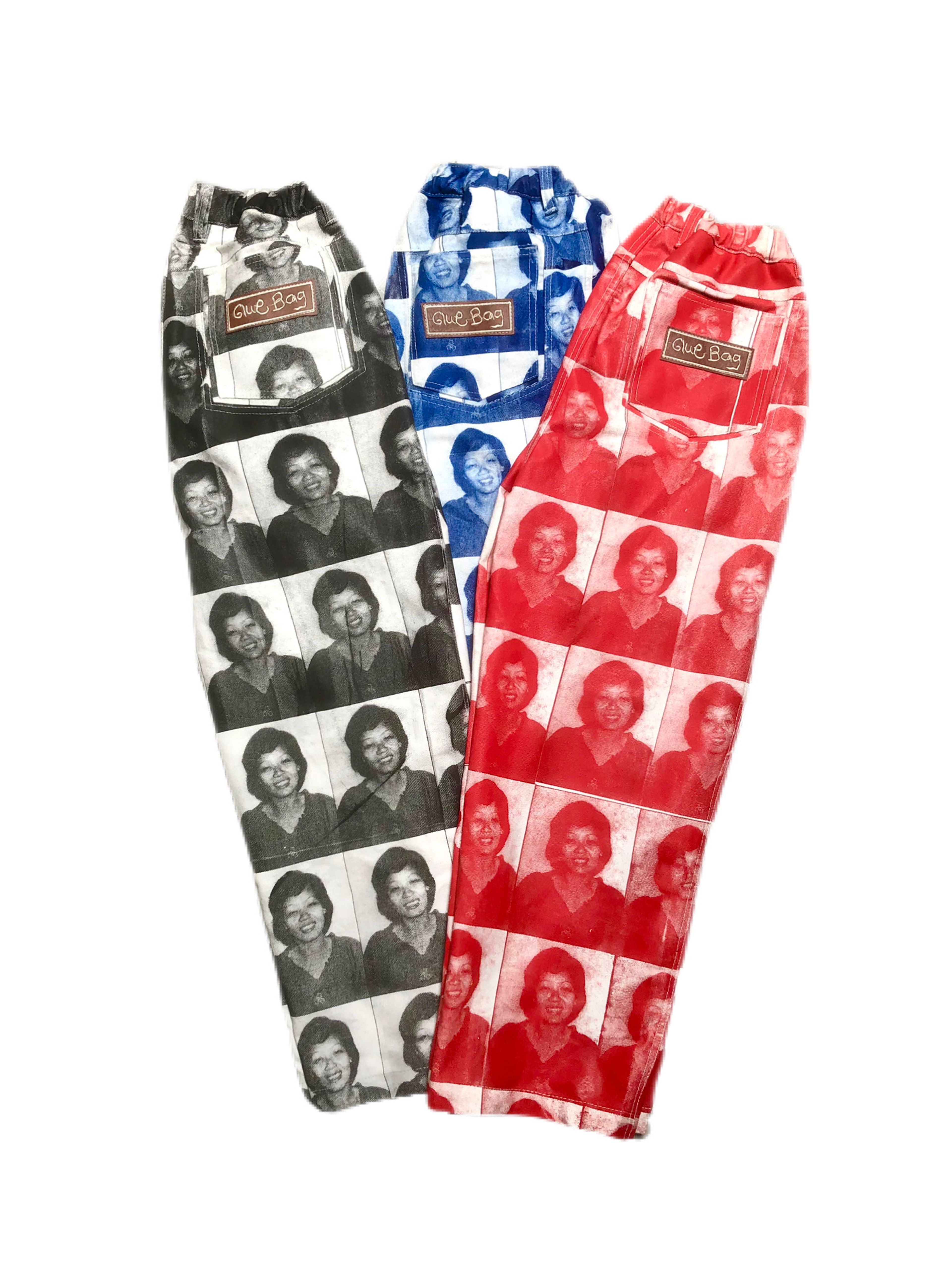 glue bag trousers