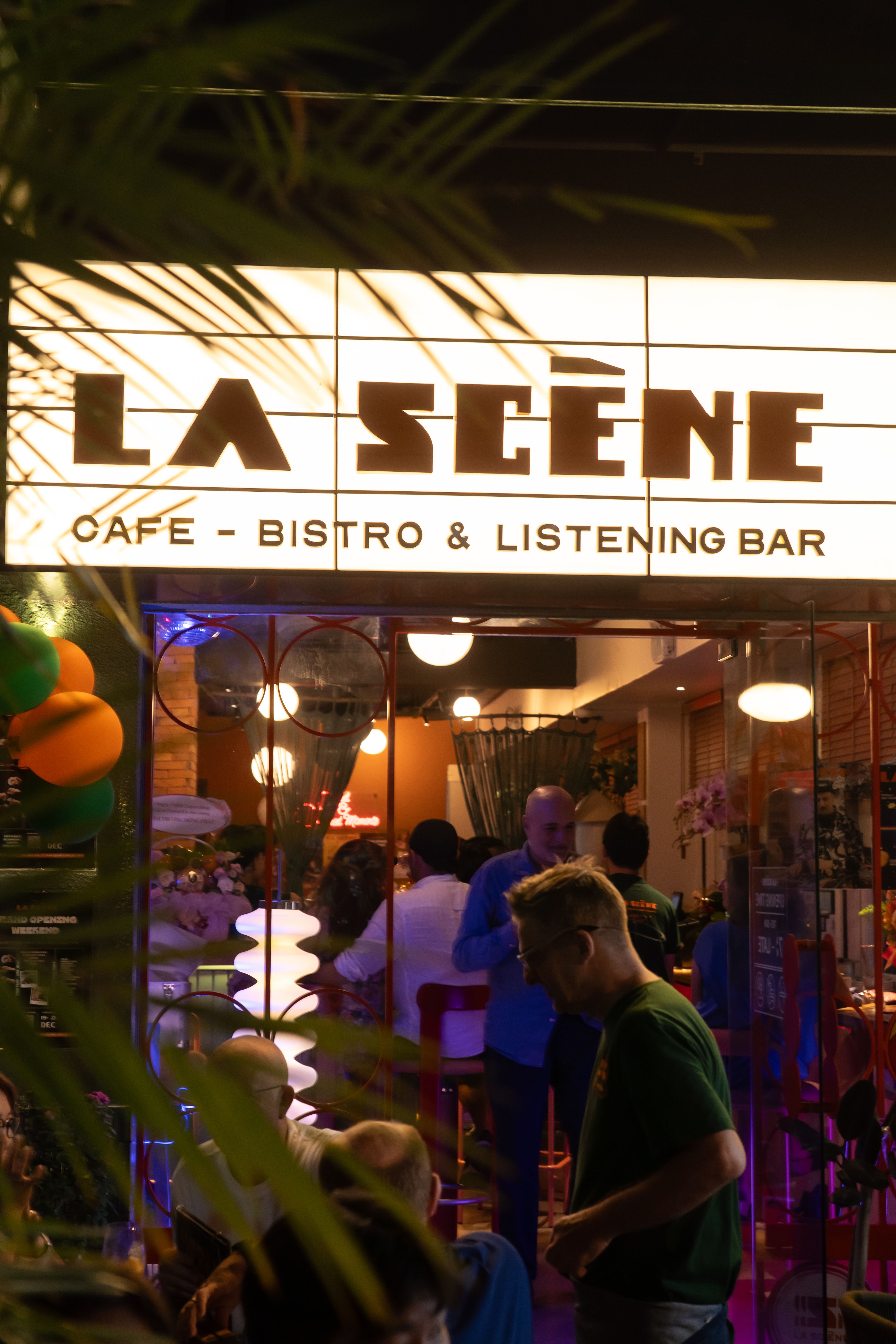 La Scene's Street Front Signage