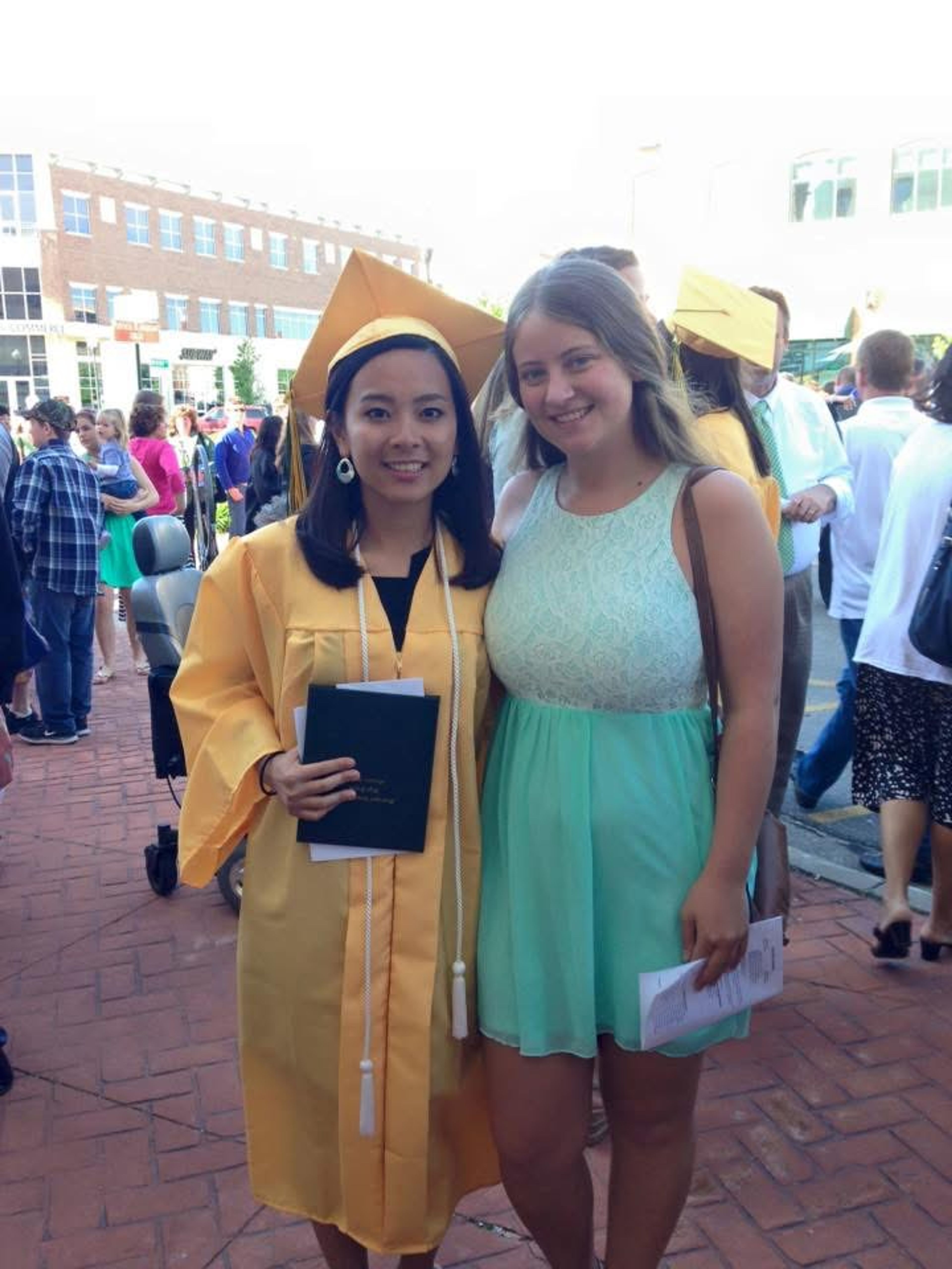 Van's high school graduation