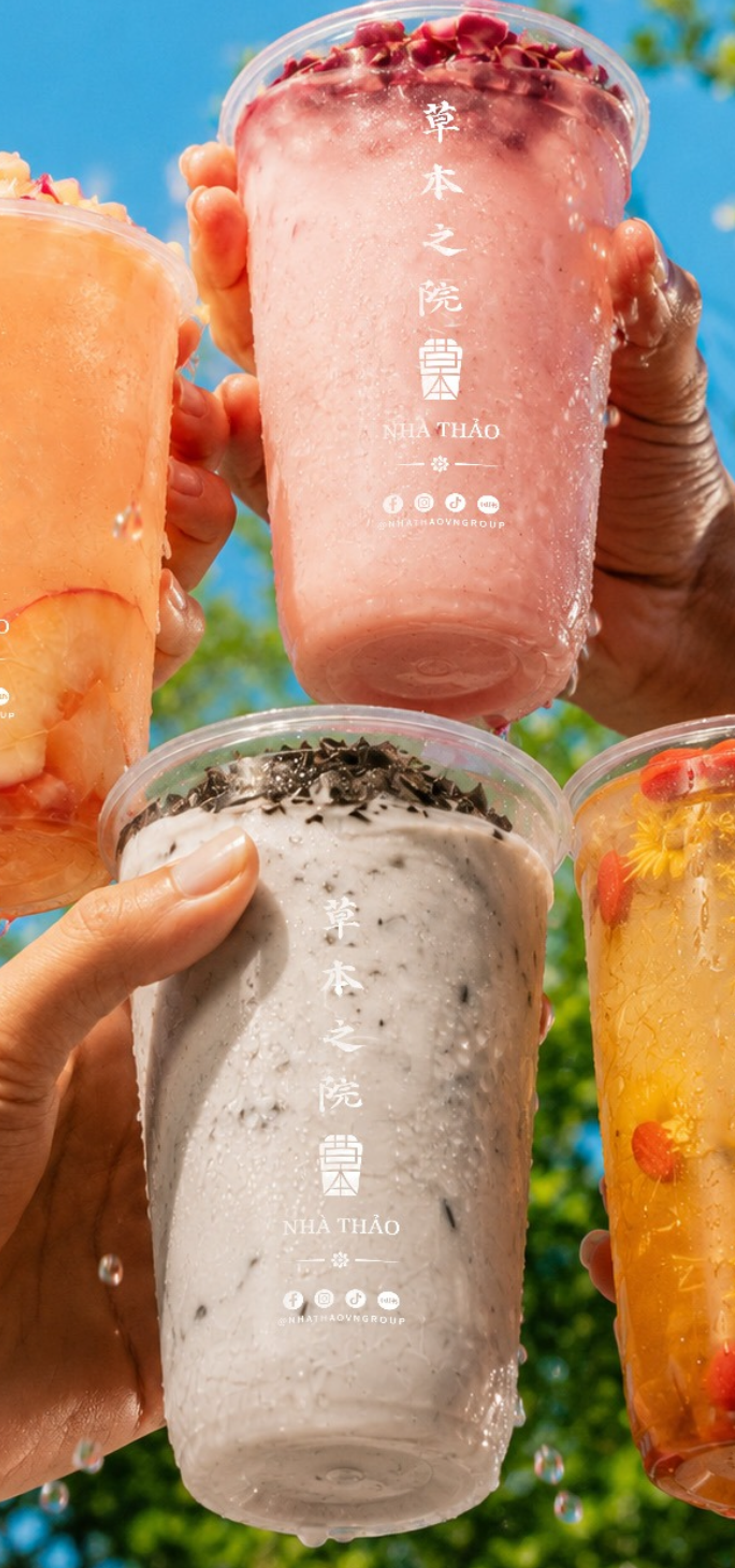drink saigon herbal tea milk tea