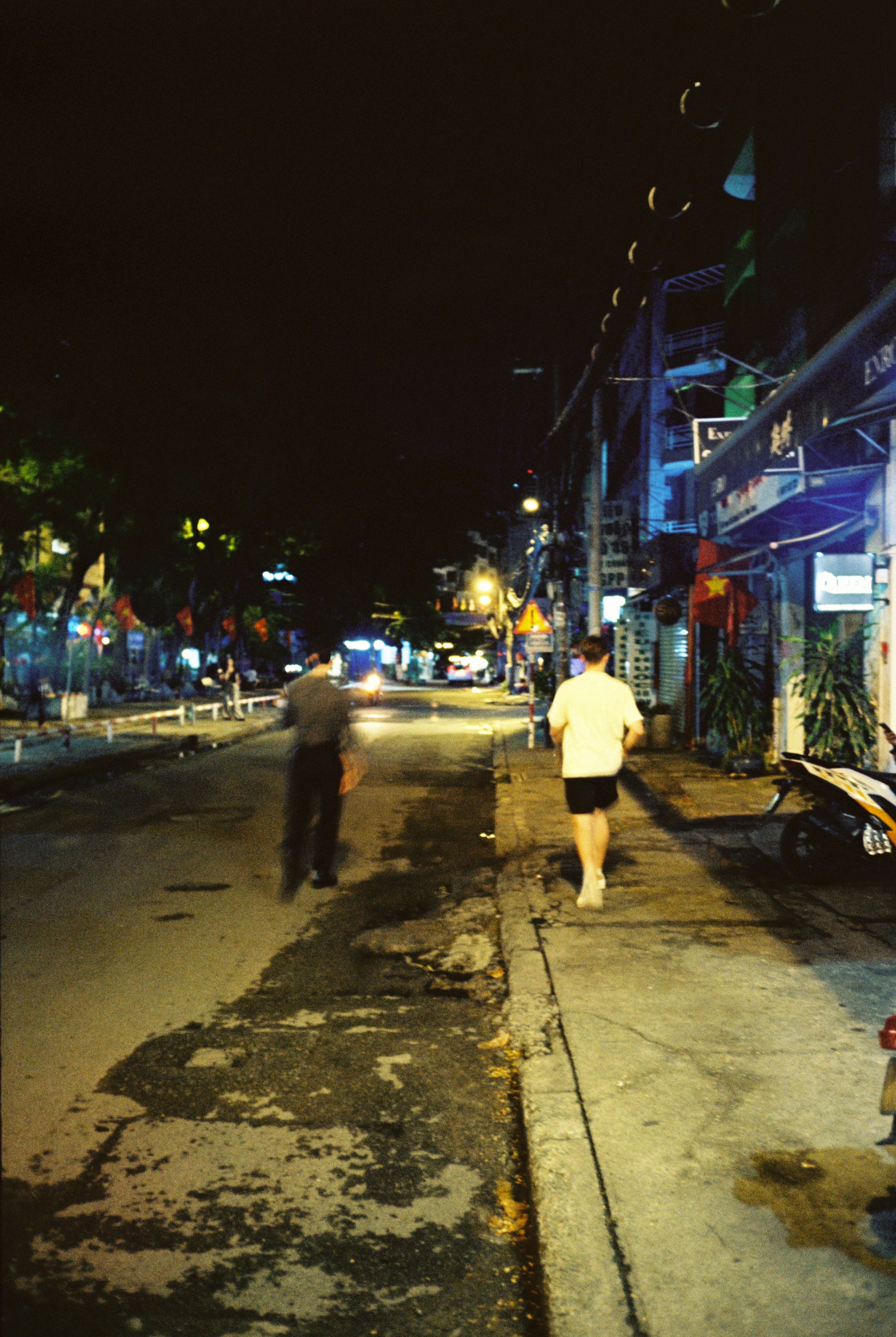 walking around at night