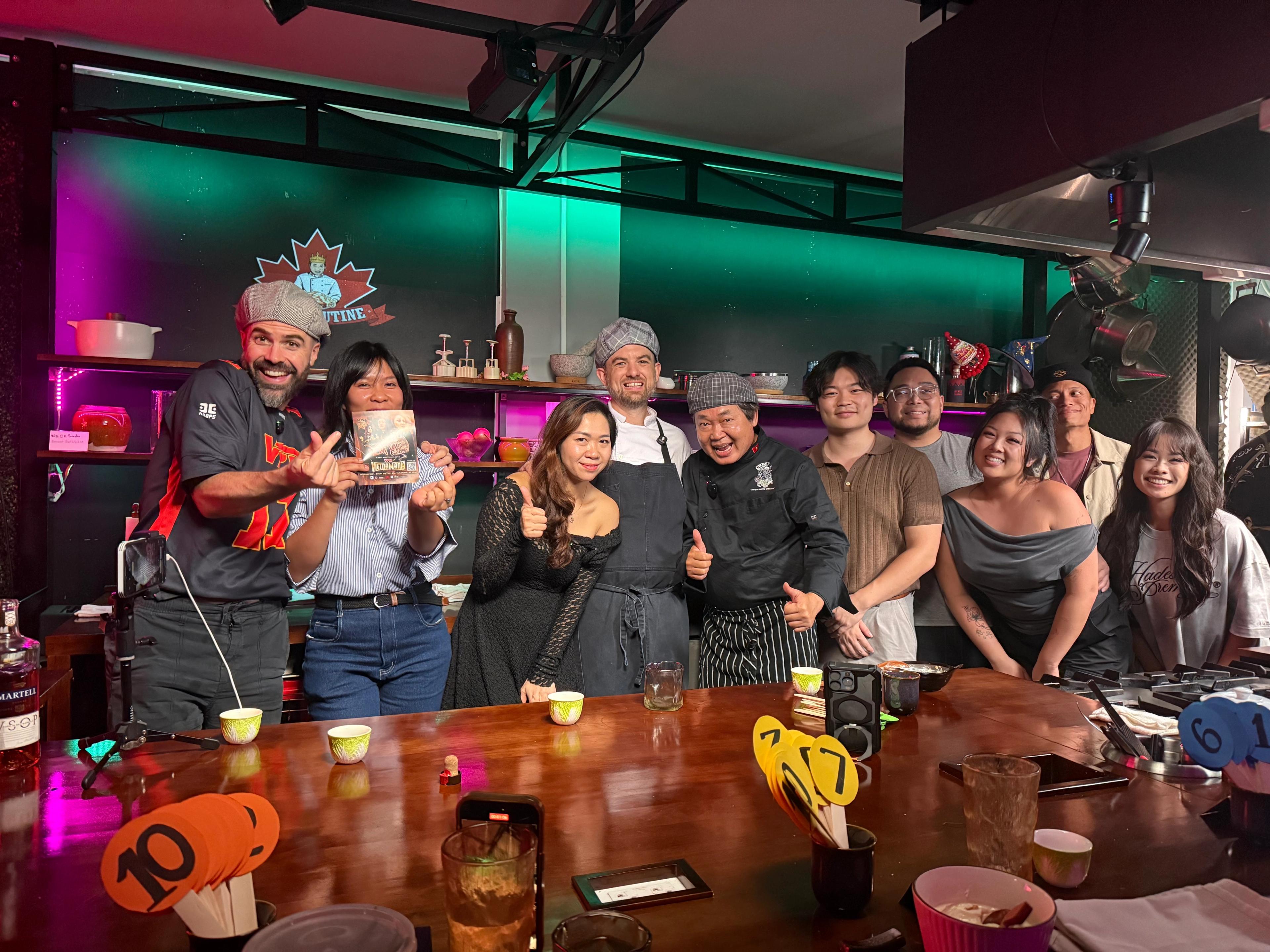 a delicious night chad and chef rang cksk