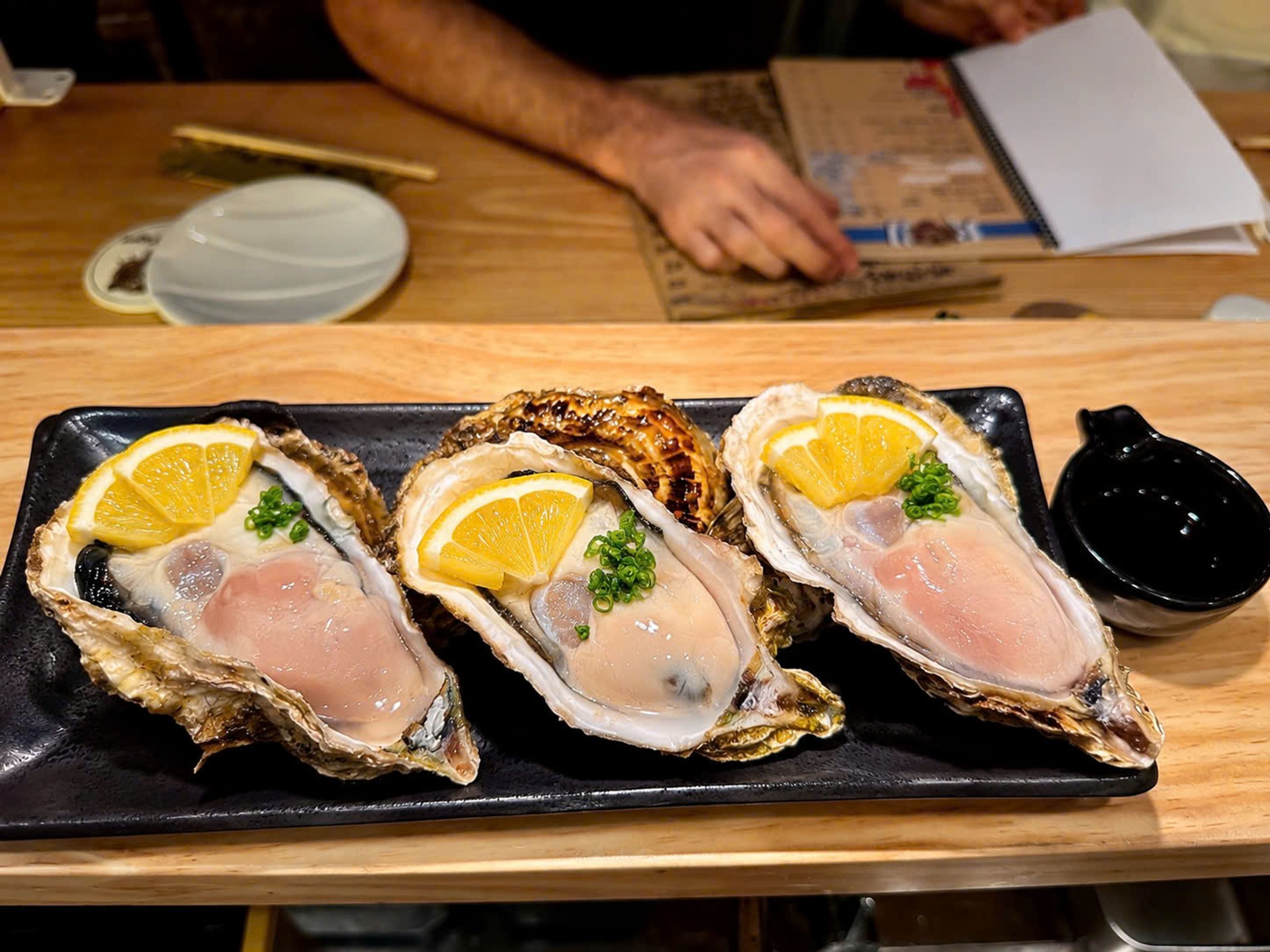 oysters sushi tiger pvc