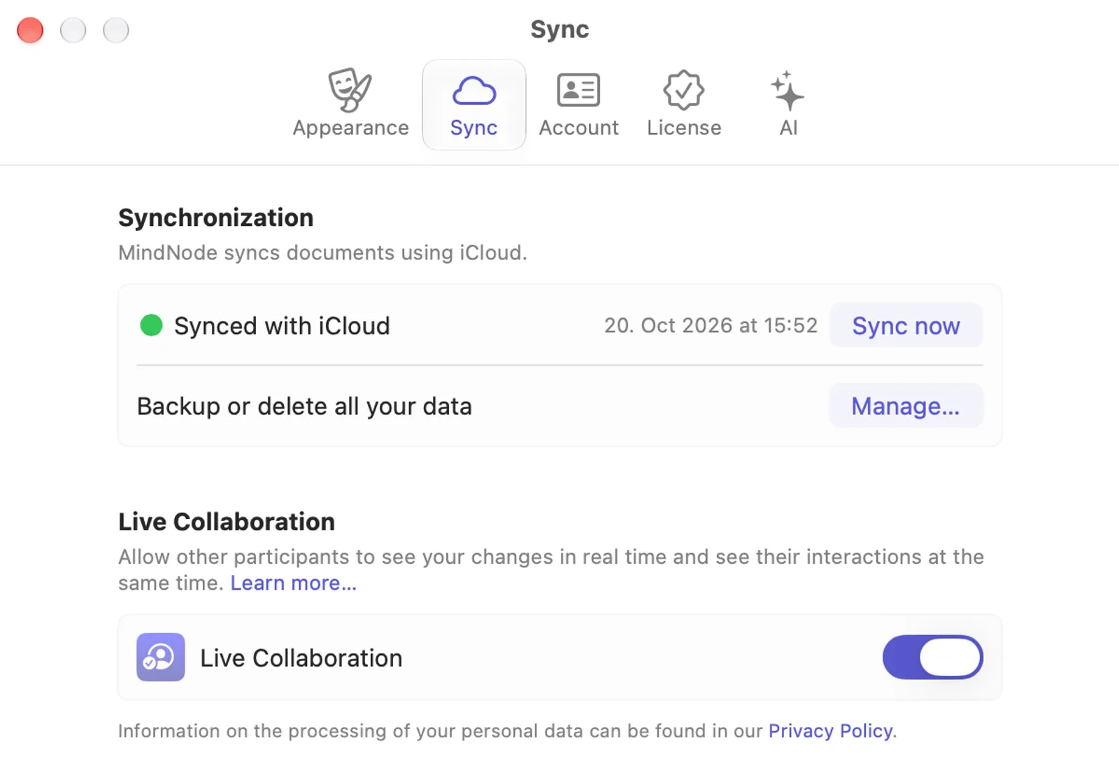 Mac screenshot