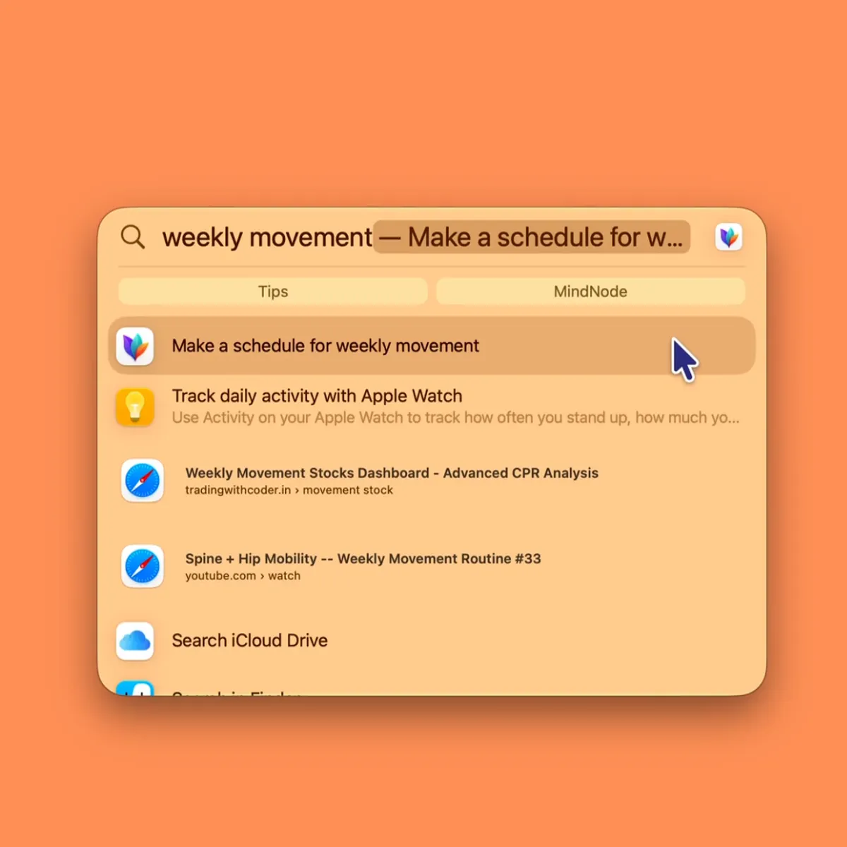 Search with Spotlight