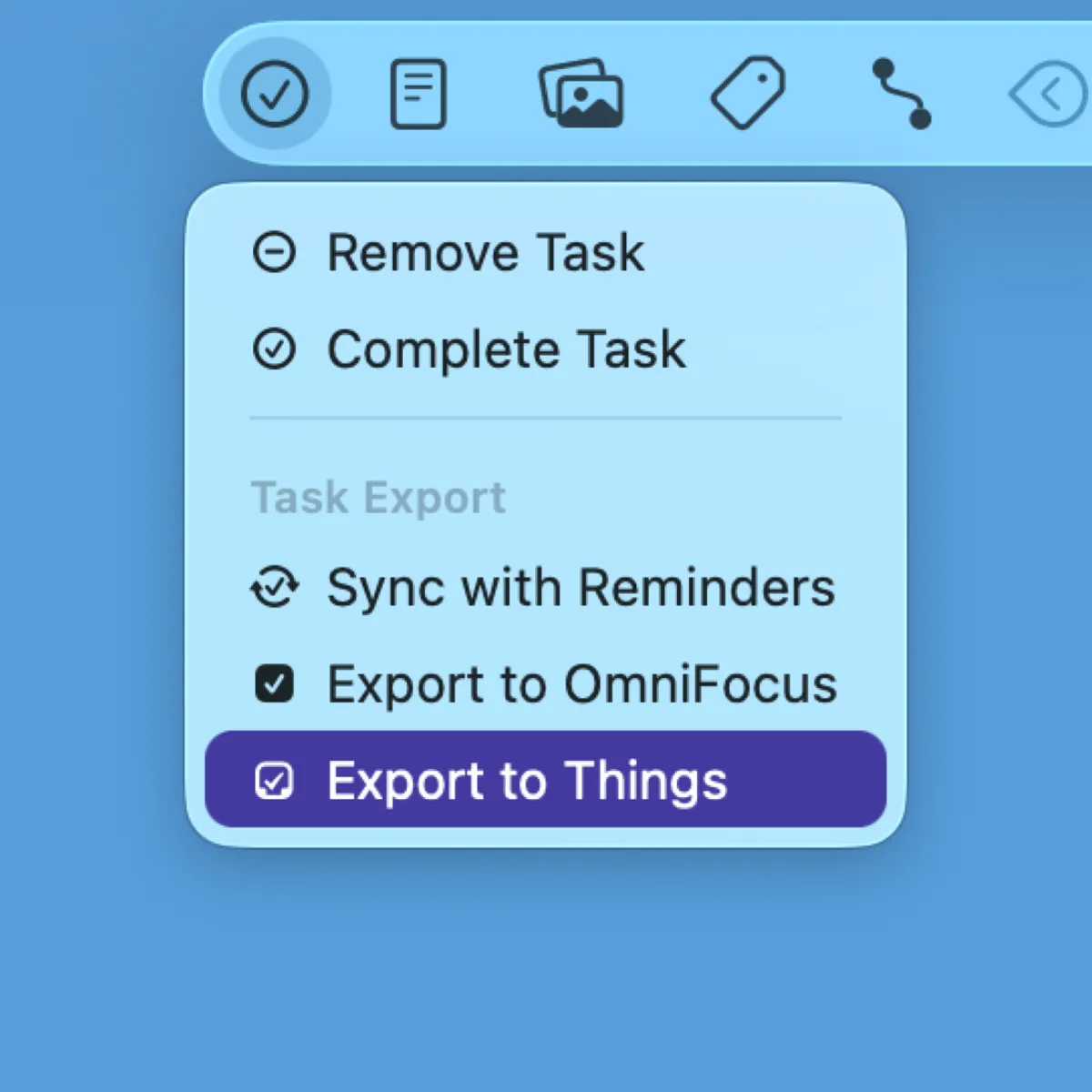 Things & OmniFocus Export