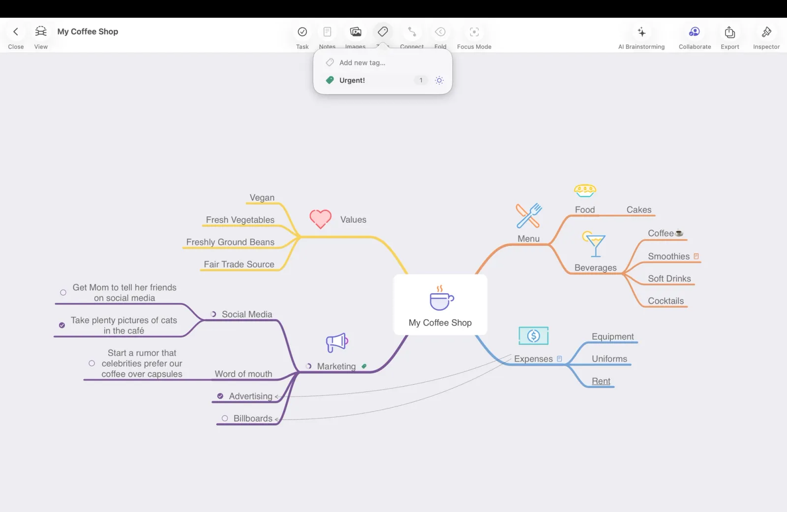 Create a Tag on macOS