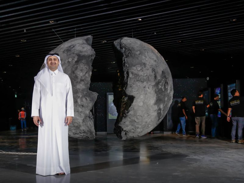 Katara Planetarium interactive kiosks