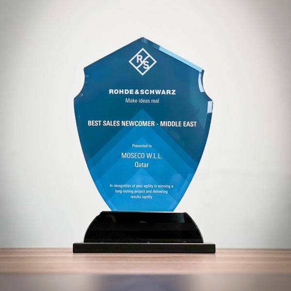 R&S Best Sales Newcomer Trophy