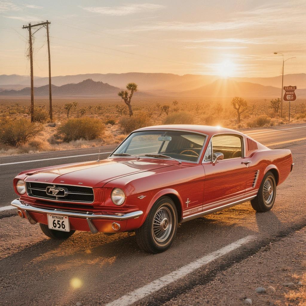 Hunyuan Image 3 - Vintage Car