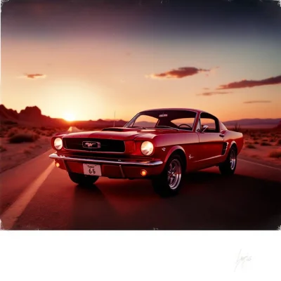 FLUX 1.1 Pro - Vintage Car