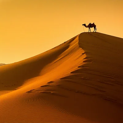 Stable Diffusion 3.5 Large - Desert Dunes