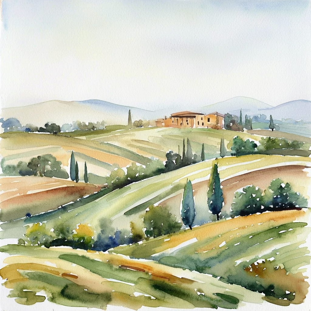 Bria Image 3.2 - Watercolor Landscape