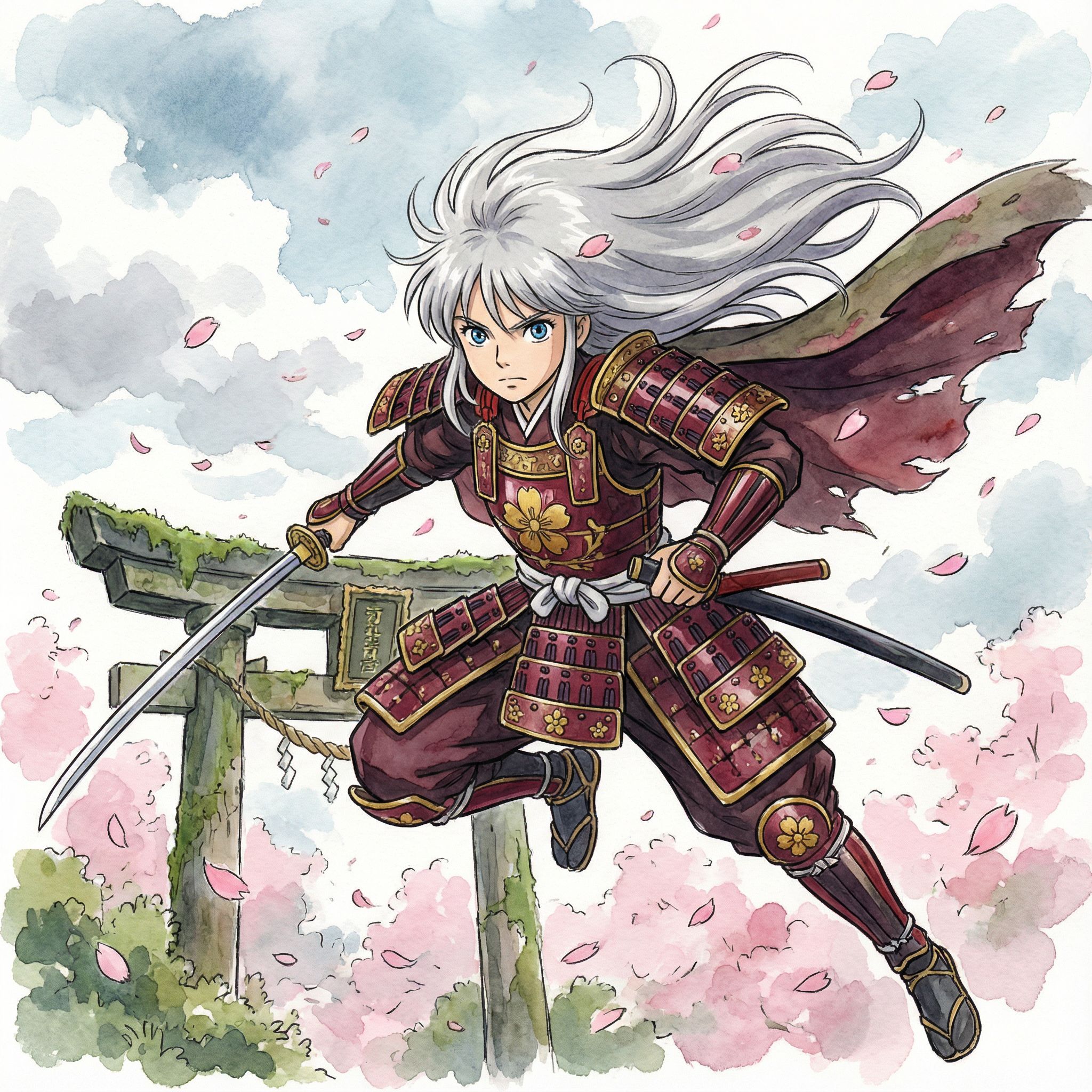 Nano Banana Pro - Anime Warrior