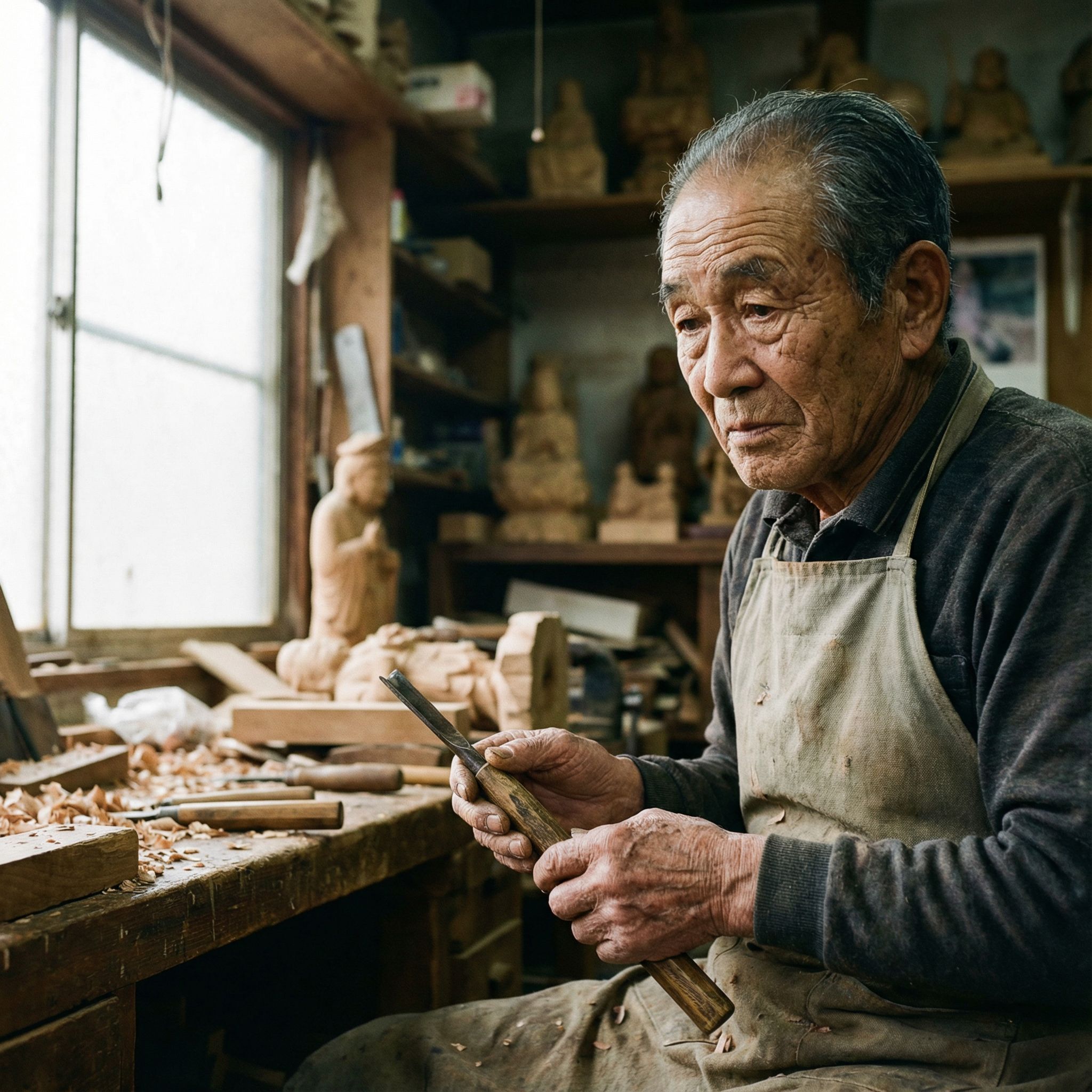 Nano Banana Pro - Elderly Craftsman