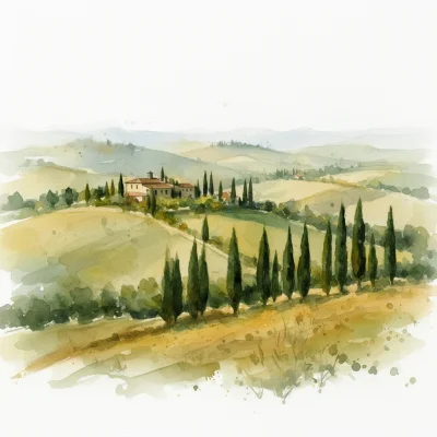 FLUX 2 Dev - Watercolor Landscape