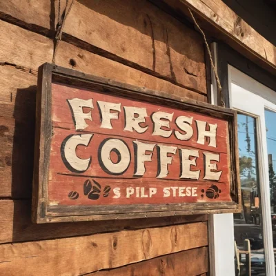 Juggernaut XL v9 - Coffee Shop Sign