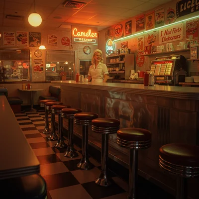 Google Imagen 3 - Retro Diner