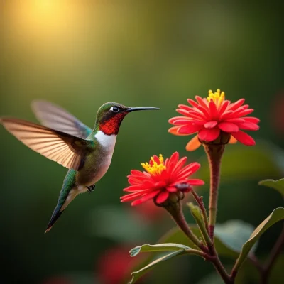 FLUX Dev - Hummingbird