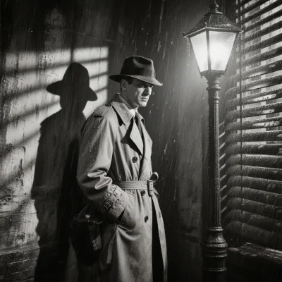 Hunyuan Image 3 - Noir Detective