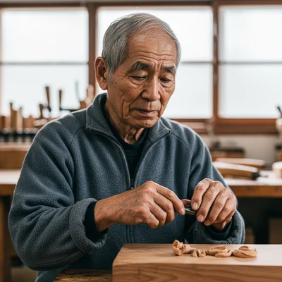 Google Imagen 3 - Elderly Craftsman
