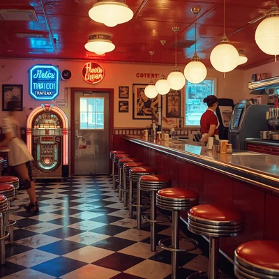 Leonardo Lucid Origin - Retro Diner