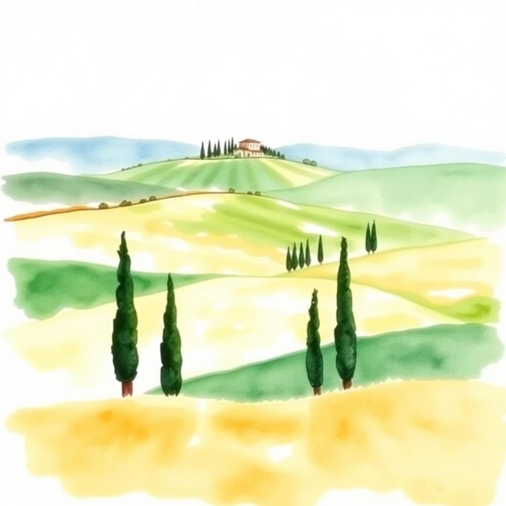 FLUX Schnell - Watercolor Landscape