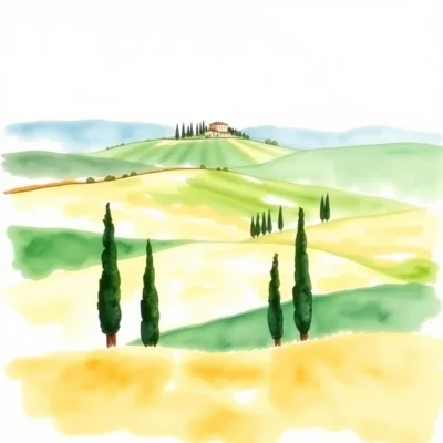 FLUX Schnell - Watercolor Landscape