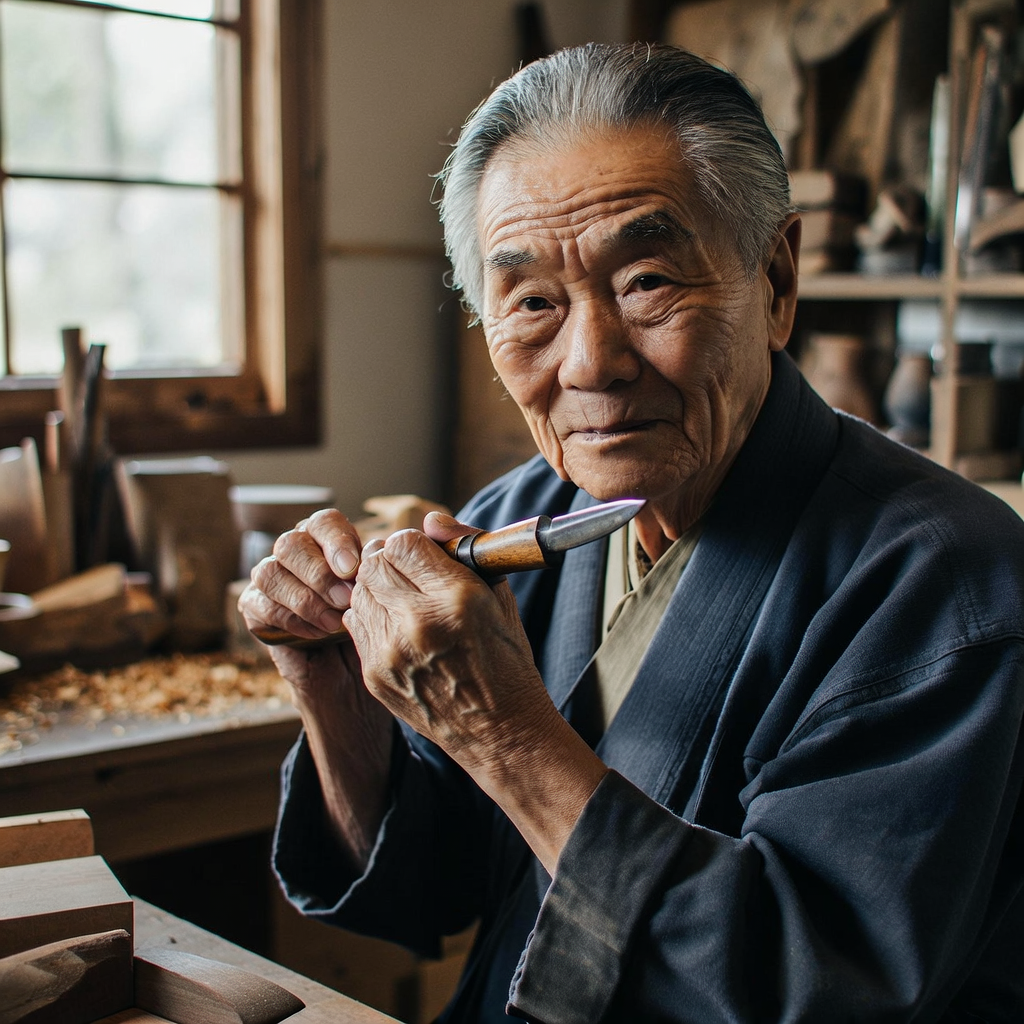 Bria FIBO - Elderly Craftsman