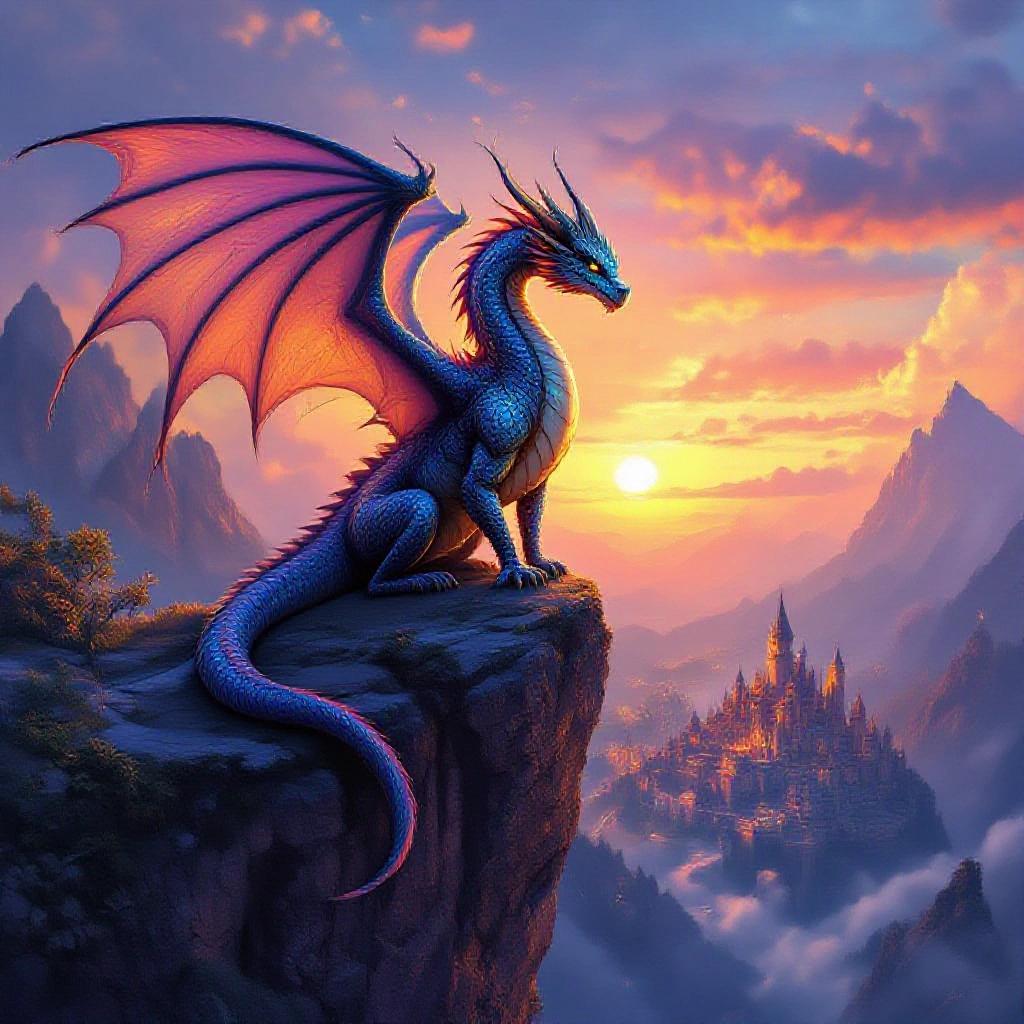 HiDream L1 Fast - Fantasy Dragon