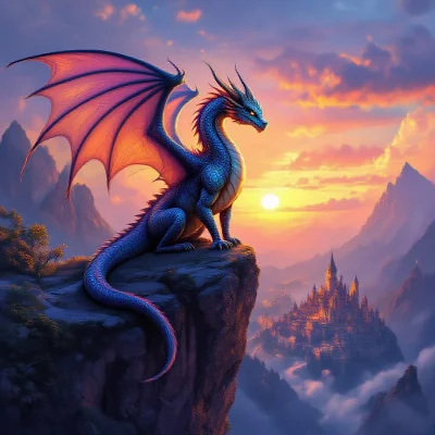 HiDream L1 Fast - Fantasy Dragon